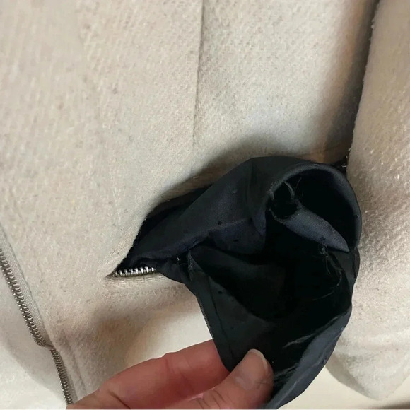 Avec les  Filles Moto Twill Wool Blend Coat - Picture 12 of 14